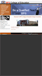 Mobile Screenshot of bpscollegeofeducation.com